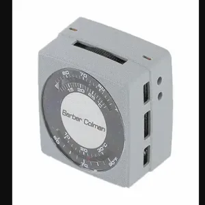 SCHNEIDER ELECTRIC 2214-121 Pneumatic Thermostat, Day/Night, Single Temp, Dual Dials | CU2CPR 161W14