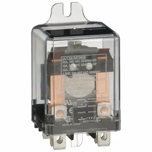 SCHNEIDER ELECTRIC 389FXAXC1-24D Enclosed Power Relay, Surface Mounted, 25 A Current Rating, 24VDC, Spdt | CU2BFE 6CUZ1