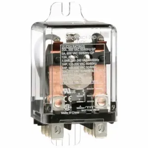 SCHNEIDER ELECTRIC 389FXBXC1-24D Enclosed Power Relay, Surface Mounted, 25 A Current Rating, 24VDC, Dpdt | CU2BFD 6CUZ6