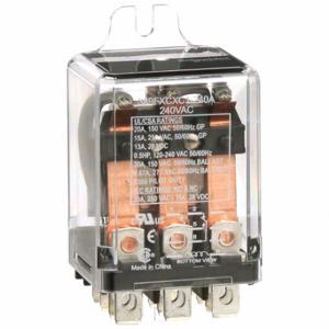 SCHNEIDER ELECTRIC 389FXCXC1-240A Enclosed Power Relay, Surface Mounted, 20 A Current Rating, 240VAC, 3Pdt | CU2BEP 6CUZ9