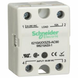 SCHNEIDER ELECTRIC 6210AXXSZS-AC90 Solid State Relay, Surface Mounted, 10 A Max Output Current | CU2DZU 6CVA3
