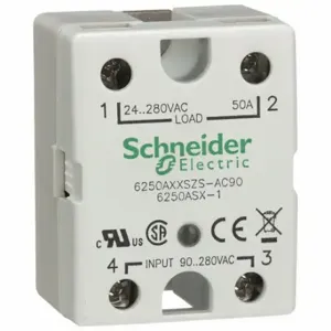 SCHNEIDER ELECTRIC 6250AXXSZS-AC90 Solid State Relay, Surface Mounted, 50 A Max Output Current | CU2DZG 6CVA9