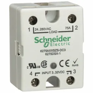 SCHNEIDER ELECTRIC 6275AXXSZS-DC3 Solid State Relay, Surface Mounted, 75 A Max Output Current | CU2DZL 6CVC2