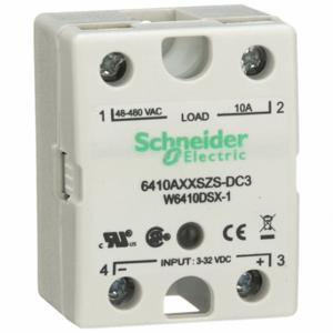 SCHNEIDER ELECTRIC 6410AXXSZS-DC3 Solid State Relay, Surface Mounted, 10 A Max Output Current | CU2DYP 6CVC4