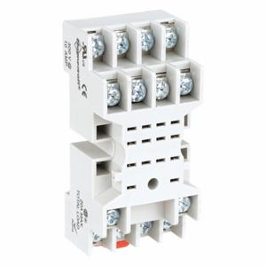 SCHNEIDER ELECTRIC 70-461-1 Relay Socket, 10 A Rating, Din-Rail Socket Mounting, 14 Pins, G Socket, Std, Finger Safe | CU2DDM 6CVD4