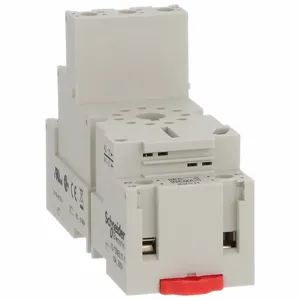 SCHNEIDER ELECTRIC 70-750EL11-1 Relay Socket, 16 A Rating, Din-Rail Socket Mounting, 11 Pins, B Socket, Std, Finger Safe | CU2DEB 6CVE0