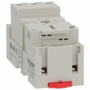 SCHNEIDER ELECTRIC 70-750EL8-1 Relay Socket, 16 A Rating, Din-Rail Socket Mounting, 8 Pins, A Socket, Std, Finger Safe | CU2DEF 6CVE1