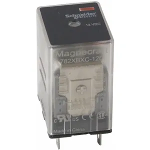 SCHNEIDER ELECTRIC 782XBXC-120A 120 VAC, 8-Pin Square Base General Purpose General Purpose Relay | CD2KLP 6CVZ9