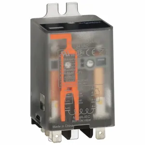 SCHNEIDER ELECTRIC 788XBXRC1-24A Relay Side Flange 3VA DPDT 24VAC | AH4TNA 35KR53