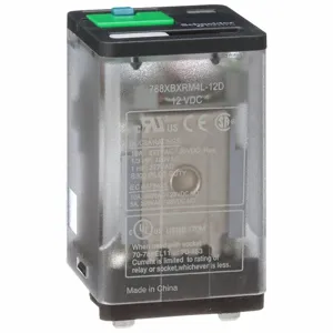 SCHNEIDER ELECTRIC 788XBXRM4L-12D Plug-In Relay 8 Pins Square 12VDC | AH4TNG 35KR61