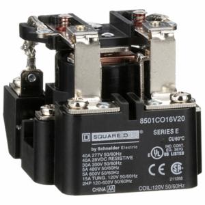 SCHNEIDER ELECTRIC 8501CDO16V64 Open Power Relay, Surface Mounted, 30 A Current Rating, 220V DC, 8 Pins/Terminals, DPDT | CU2CJJ 55WP54