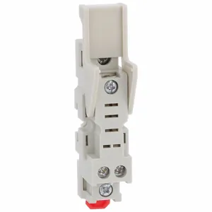 SCHNEIDER ELECTRIC 8501NR41B Relay Socket, 15 A Rating, Din-Rail & Surface Socket Mounting, 5 Pins, L Socket | CU2DDX 335HV7