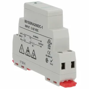 SCHNEIDER ELECTRIC 861SSRA208-DC-1 Solid State Relay, Din-Rail And Surface Mounted, 8 A Max Output Current, Ac Output | CU2DYB 6CWX3