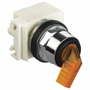 SCHNEIDER ELECTRIC 9001K11J35LY Illuminated Selector Switch, 30 mm Size, 2 Position | CU2BUA 55WP78