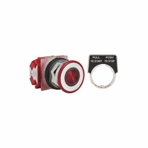 SCHNEIDER ELECTRIC 9001KR9RH8 Push Button, 30 mm Size, Red, Guarded Button | CU2CYK 55WR25