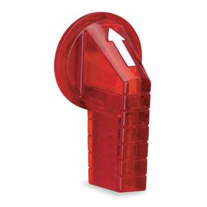 SCHNEIDER ELECTRIC 9001R24 Wahlschalterknopf, 30 mm Größe, verlängerter Hebelschalter, rot | CU2DMM 5B466