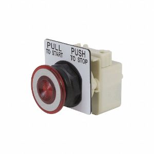SCHNEIDER ELECTRIC 9001SKR8P1R Push Button, 30 mm Size, Red | CE9RJH 55WR55