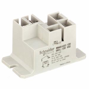 SCHNEIDER ELECTRIC 9AS3A120 Enclosed Power Relay, Surface Mounted, 120VAC, 4 Pins/Terminals, Spst-No | CU2BEH 6CWY6