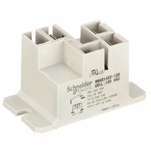 SCHNEIDER ELECTRIC 9AS3A120 Enclosed Power Relay, Surface Mounted, 120VAC, 4 Pins/Terminals, Spst-No | CU2BEH 6CWY6