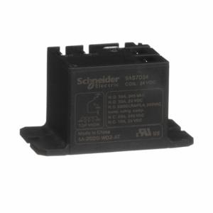 SCHNEIDER ELECTRIC 9AS7D24 Enclosed Power Relay, Surface Mounted, 24VDC, 5 Pins/Terminals, Spdt | CU2BFF 6CWZ5