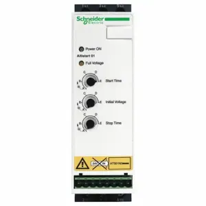 SCHNEIDER ELECTRIC ATS01N232QN Soft Start, 380 To 415V Ac, 32 A Output Current | CU2DWM 55WL79