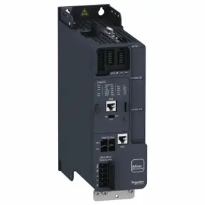 SCHNEIDER ELECTRIC ATV340U40N4 Variable Frequency Drive, 480VAC, 7 hp Max Output Power, NEMA 1, No Bypass, Open | CU2ETT 55WR93