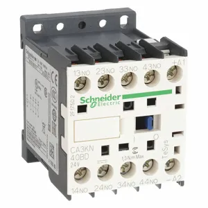 SCHNEIDER ELECTRIC CA3KN40BD IEC Control Relay 4NO 24VDC 10A | AH2QLN 2VLK6