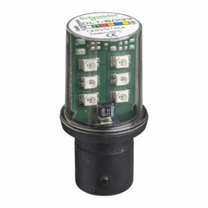 SCHNEIDER ELECTRIC DL1BDG3 Dauerlicht-LED-Lampe, LED, Doppelkontakt-Bajonett BA15, keine festgelegte Farbtemperatur, grün | CU2EAP 6HK02