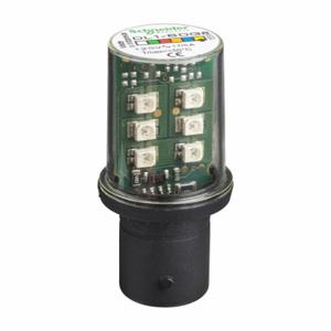 SCHNEIDER ELECTRIC DL1BDG8 Dauerlicht-LED-Lampe, LED, Einzelkontakt-Bajonett BA15, keine festgelegte Farbtemperatur, Gelb | CU2EAU 6HK05