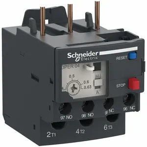 SCHNEIDER ELECTRIC DPER04 Easy Tesys, 0.40 To 0.63 A, 10, 3 Poles, Thermal | CU2CQX 787P37