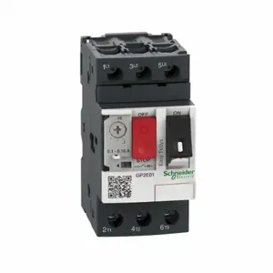 SCHNEIDER ELECTRIC GP2E01 Easy Tesys, 3R/4, 0.16 A Ac, 3 Poles, 690 VAC | CU2CRC 787P49