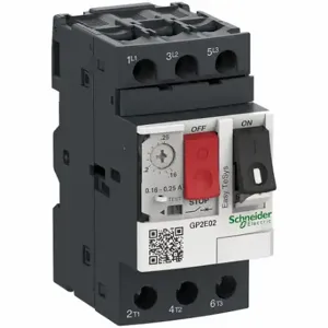 SCHNEIDER ELECTRIC GP2E02 Easy Tesys, 3R/4, 0.25 A Ac, 3 Poles, 690 VAC | CU2CRD 787P50