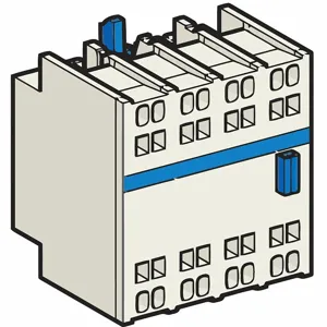 SCHNEIDER ELECTRIC LADN403 Contactor Auxiliary Contact Block Iec | CU2ATW 48N975