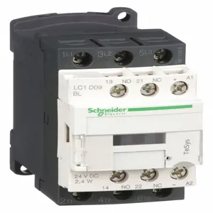 SCHNEIDER ELECTRIC LC1D09BL IEC Magnetic Contactor 24V Coil 9A | AJ2DPD 48N936