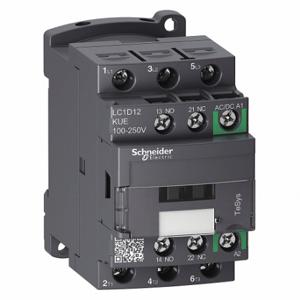 SCHNEIDER ELECTRIC LC1D12KUE IEC-Magnetschütz, 100 bis 250 VAC/DC Spulenspannung, 1 Schließer/1 Öffner | CU2BMC 482Z25