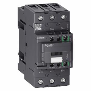 SCHNEIDER ELECTRIC LC1D65ABNE Iec Magnetic Contactor, 24 To 60 VAC/Dc Coil Volts, 1No/1Nc | CU2BNW 482Z47
