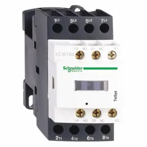 SCHNEIDER ELECTRIC LC1DT25G7 Iec Magnetic Contactor, 120 VAC Coil Volts, 25 A | CU2BNB 48N814