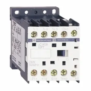 SCHNEIDER ELECTRIC LC1K0601F7 Iec Magnetic Contactor, 110 VAC Coil Volts, 6 A | CU2BMT 48N716