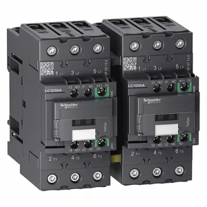 SCHNEIDER ELECTRIC LC2D50ABBE Iec Magnetic Contactor, 24 V Dc Coil Volts, 50 A | CU2BQA 482Z72