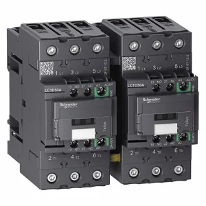 SCHNEIDER ELECTRIC LC2D50ABNE Iec Magnetic Contactor, 24 To 60 VAC/Dc Coil Volts, 1No/1Nc | CU2BPB 482Z73