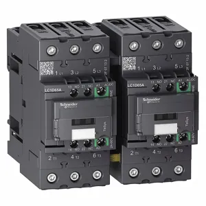 SCHNEIDER ELECTRIC LC2D65ABNE Iec Magnetic Contactor, 24 To 60 VAC/Dc Coil Volts, 1No/1Nc | CU2BNZ 482Z77