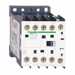 SCHNEIDER ELECTRIC LP4K0610BW3 Iec Magnetic Contactor, 24 V Dc Coil Volts, 6 A | CU2BQB 48N758