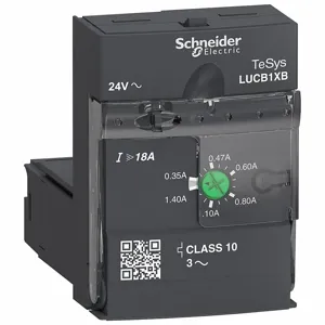 SCHNEIDER ELECTRIC LUCB1XB Overload Module Class 10 0.35 - 1.4a | AG7CBH 5AB71