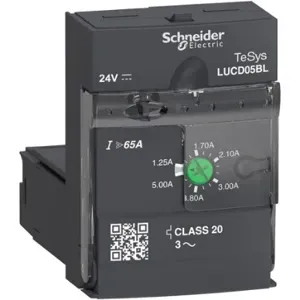 SCHNEIDER ELECTRIC LUCD05BL Advcntrlunitcl203Ph 1255A 24Vdc | CV4KRQ 48P486