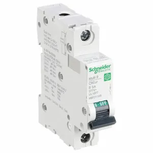 SCHNEIDER ELECTRIC M9F21105 Iec Supplementary Protector, 5A, Rating 240/415VAC, Rating 60VDC | CH6QCP 482K31