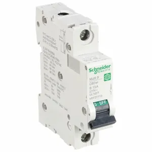 SCHNEIDER ELECTRIC M9F21113 Iec Supplementary Protector, 13A, Rating 240/415VAC, Rating 60VDC | CH6QCT 482K35