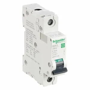 SCHNEIDER ELECTRIC M9F21140 Iec Supplementary Protector, 40A, Rating 240/415VAC, Rating 60VDC | CH6QCX 482K40