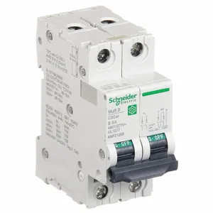 SCHNEIDER ELECTRIC M9F21208 Iec Supplementary Protector, 8A, Rating 240/415/440VAC | CH6QDF 482K51