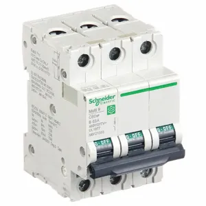 SCHNEIDER ELECTRIC M9F21363 Iec Supplementary Protector, 63A, Rating 240/415/440VAC | CH6QEC 482K74