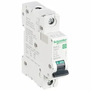 SCHNEIDER ELECTRIC M9F22101 Iec Supplementary Protector, 1A, Rating 240/415VAC, Rating 60VDC | CH6QEE 482K88